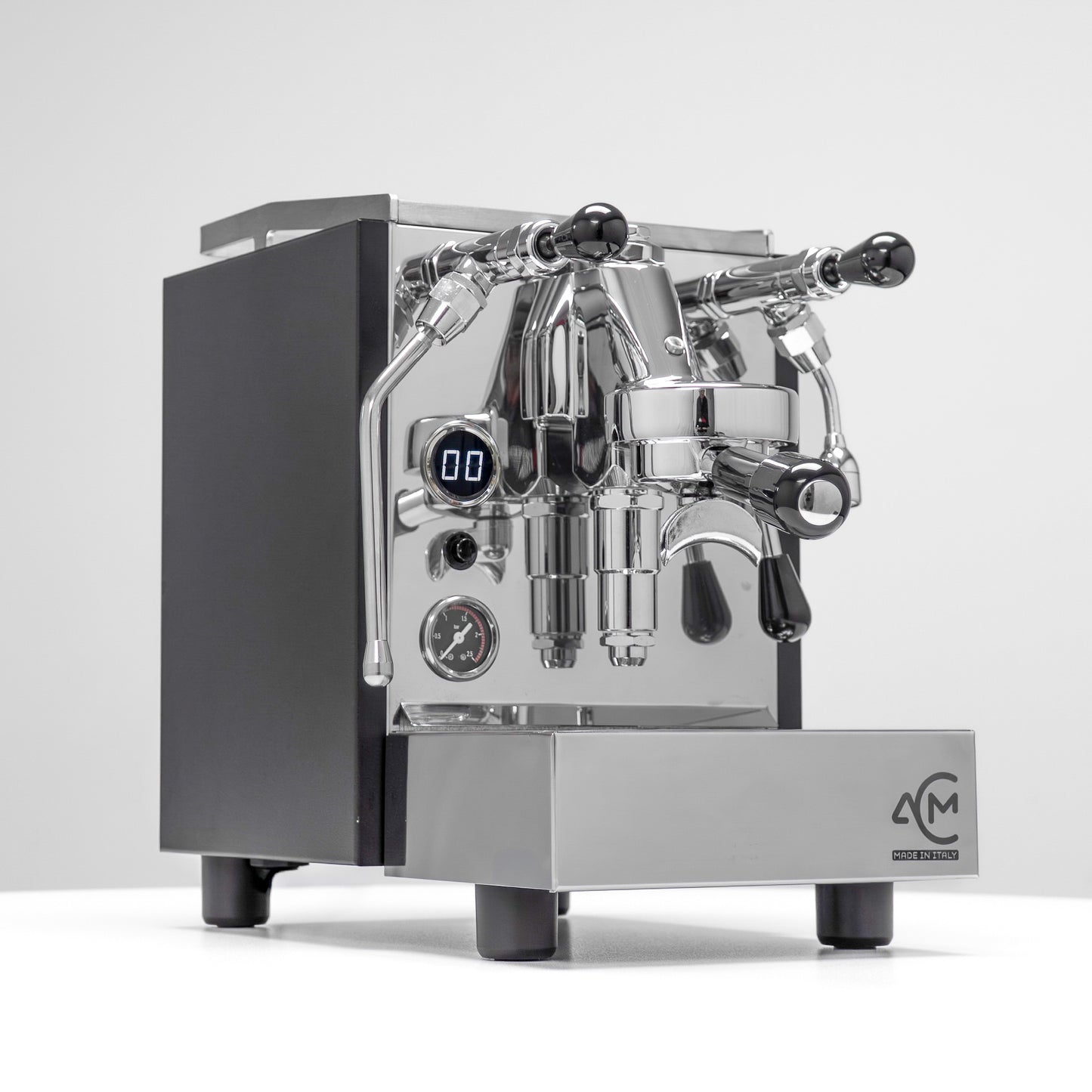 ACM Homey 1 Group Coffee Machine Matte Black with Shot Timer