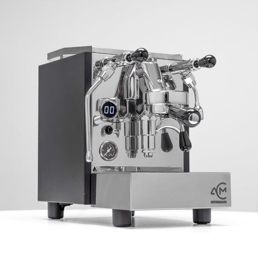 ACM Homey 1 Group Coffee Machine Matte Black with Shot Timer