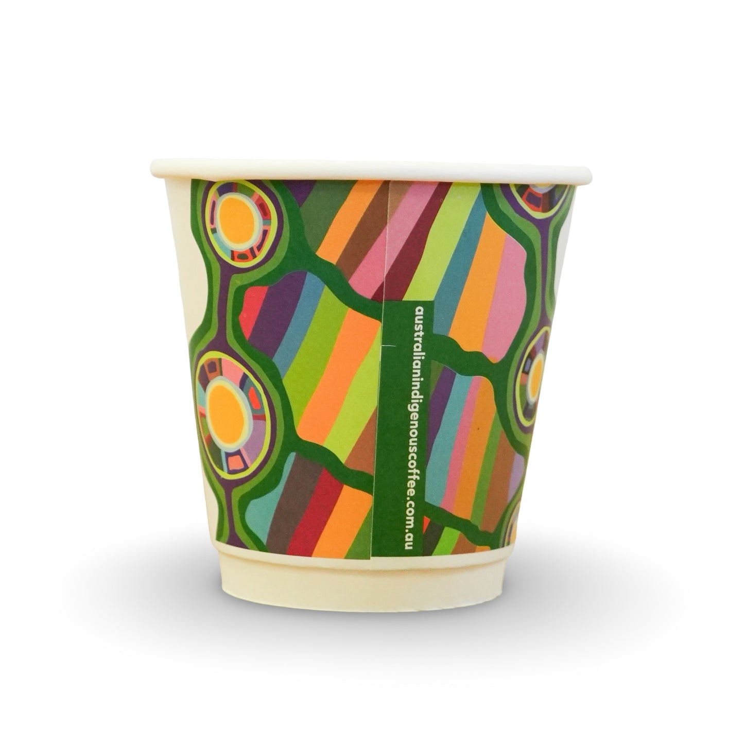 AIC 8oz Branded cups PLA Biodegradable PLA Double Wall - 1,000 per carton