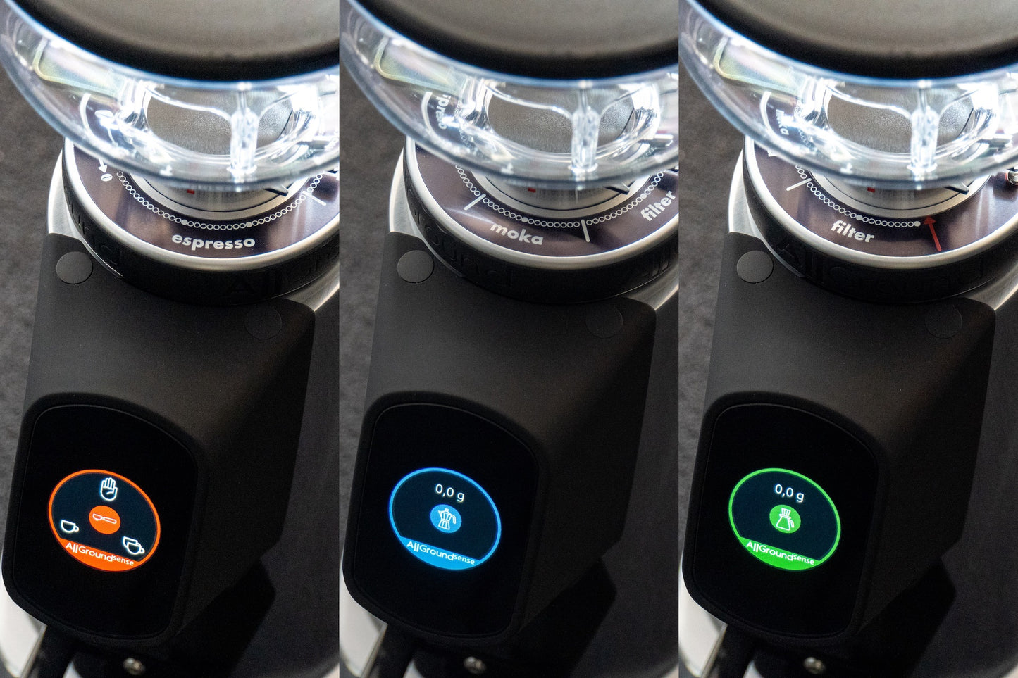 Fiorenzato All Ground Sense Grinder - Black