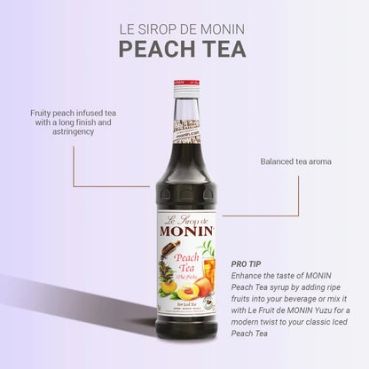 Monin Peach Tea Flavoured Syrup