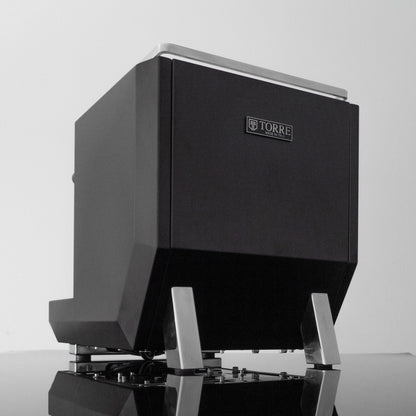 Torre Adele Matte Black 1 Group Coffee Machine With Wood