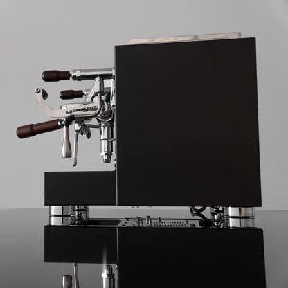 Torre Peppina EVO 1 Group Coffee Machine Matte Black With Wood